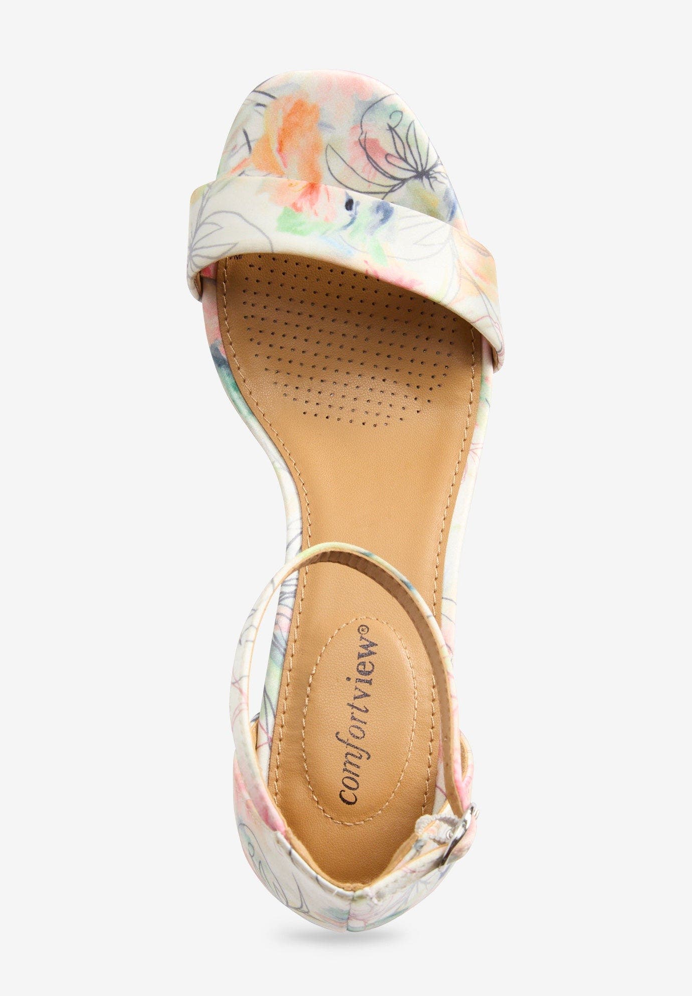 The Orly Sandal, Alternate, color, WATERCOLOR FLORAL