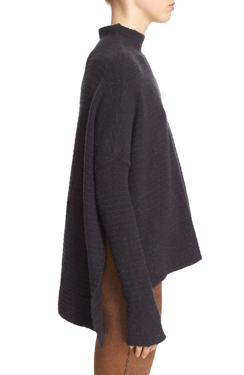 Free People 'Arctic Fox' Back Zip Swing Sweater, Alternate, color, 