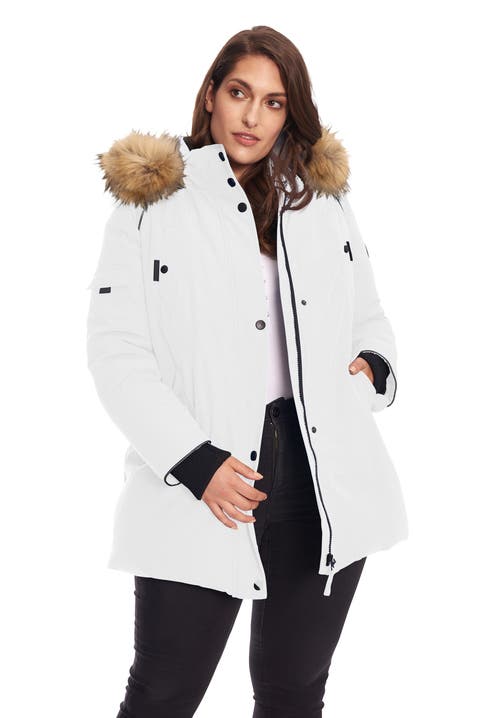 GLACIER PLUS SIZE - Vegan Down Classic Winter Parka Jacket