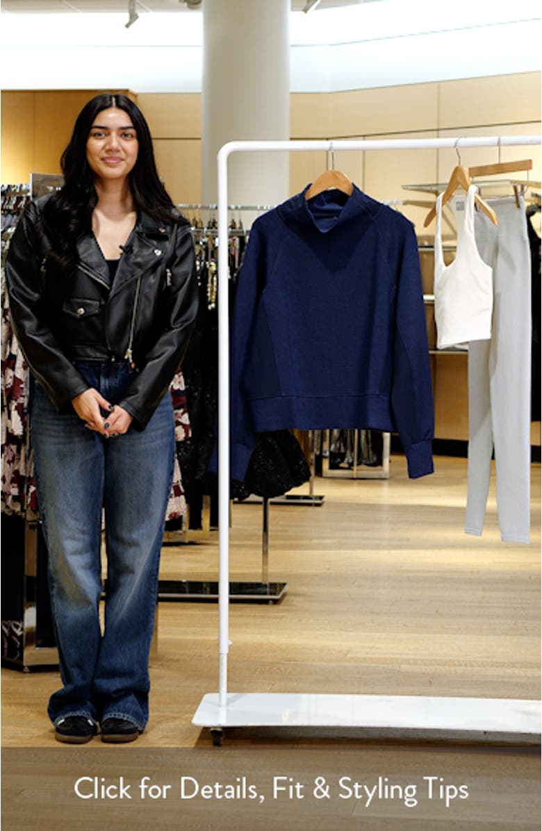 Delightful Funnel Neck Sweatshirt, sales video thumbnail