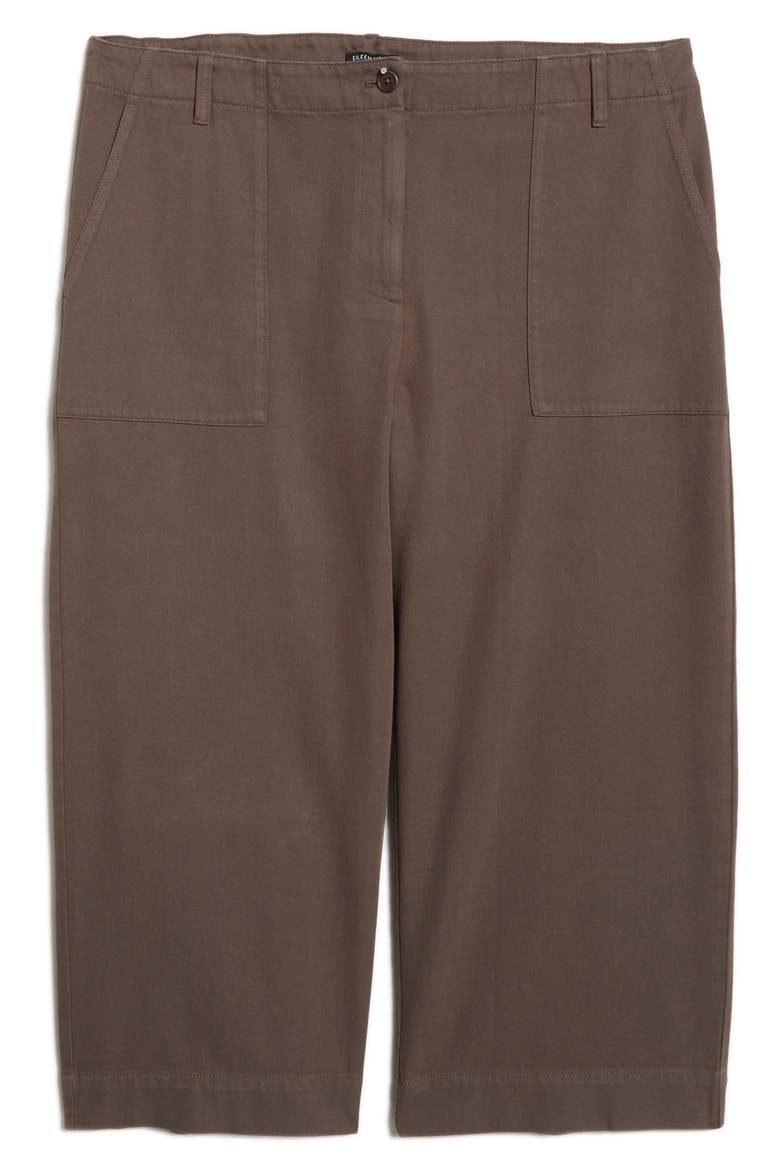 Organic Cotton Crop Wide Leg Pants, Alternate, color, RYE