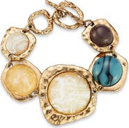 CHLOE AND MADISON Statement Toggle Bracelet