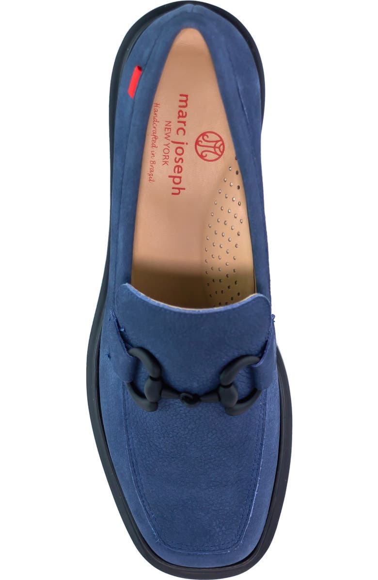 Marc Joseph New York Garrden CT Platform Loafer, Alternate, color, Denim Italo Grainy