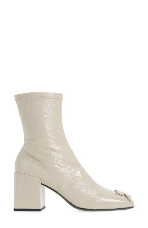 Courrèges Re-edition Vinyl Ankle Boot In Neutral