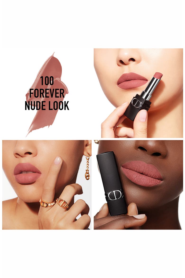 Rouge Dior Forever Transfer-Proof Lipstick, Alternate, color, 100 FOREVER NUDE LOOK