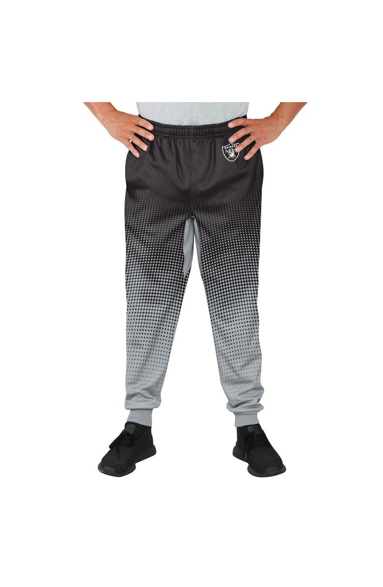 FOCO Men's FOCO Black Las Vegas Raiders Gradient Jogger Pants, Alternate, color, 