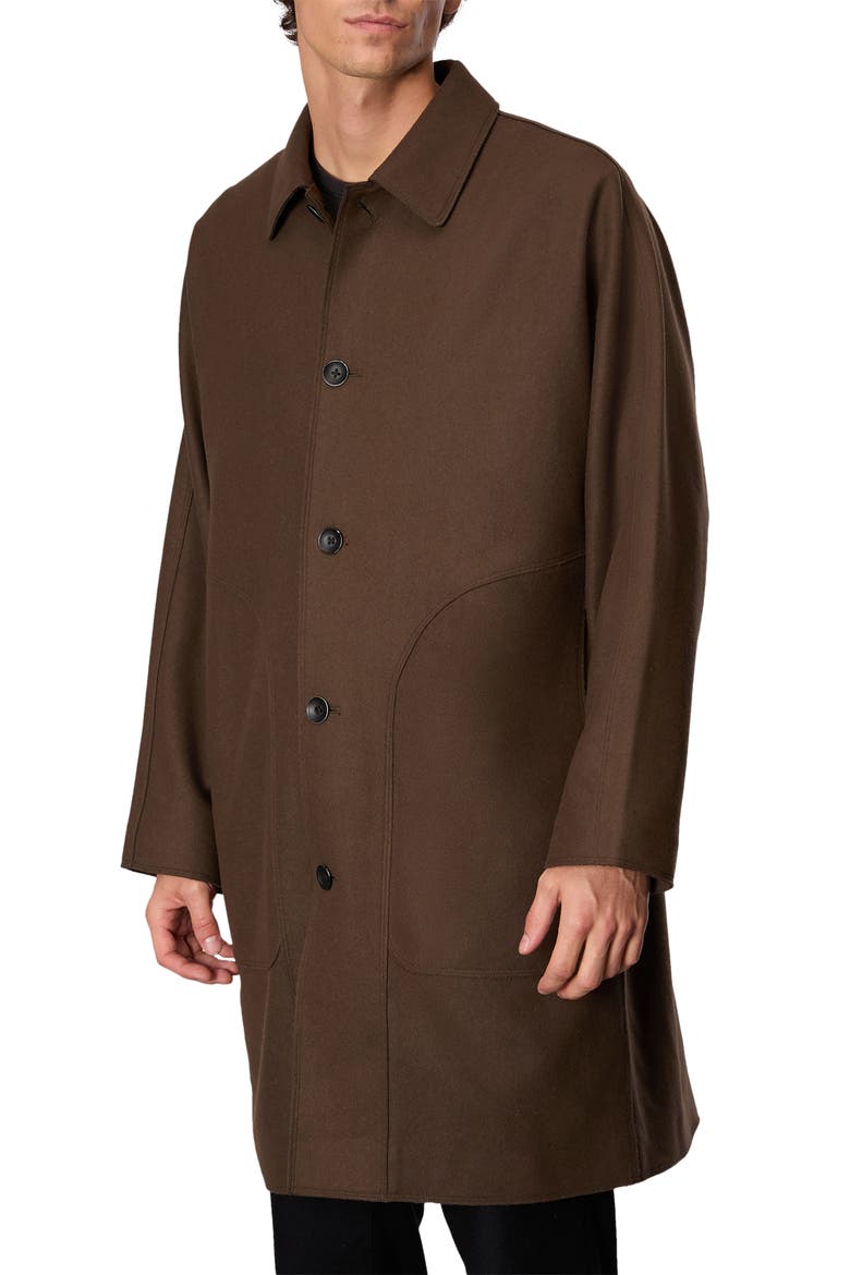 Marshall Wool Blend Overcoat, Alternate, color, GREEN