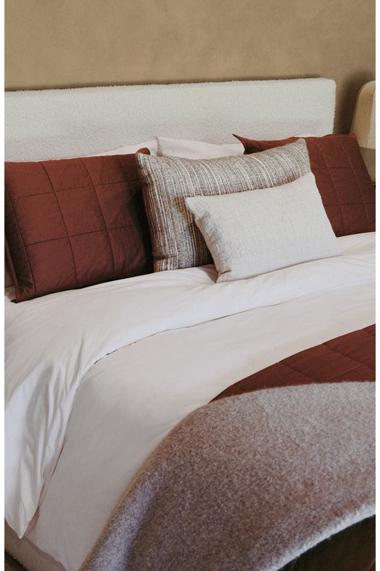 Organic Cotton Organic Cool-Air Percale Sheet Set, Alternate, color, Bone