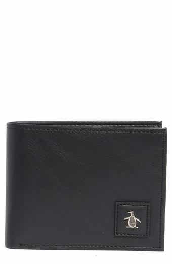 Original Penguin Leather Passcase Wallet