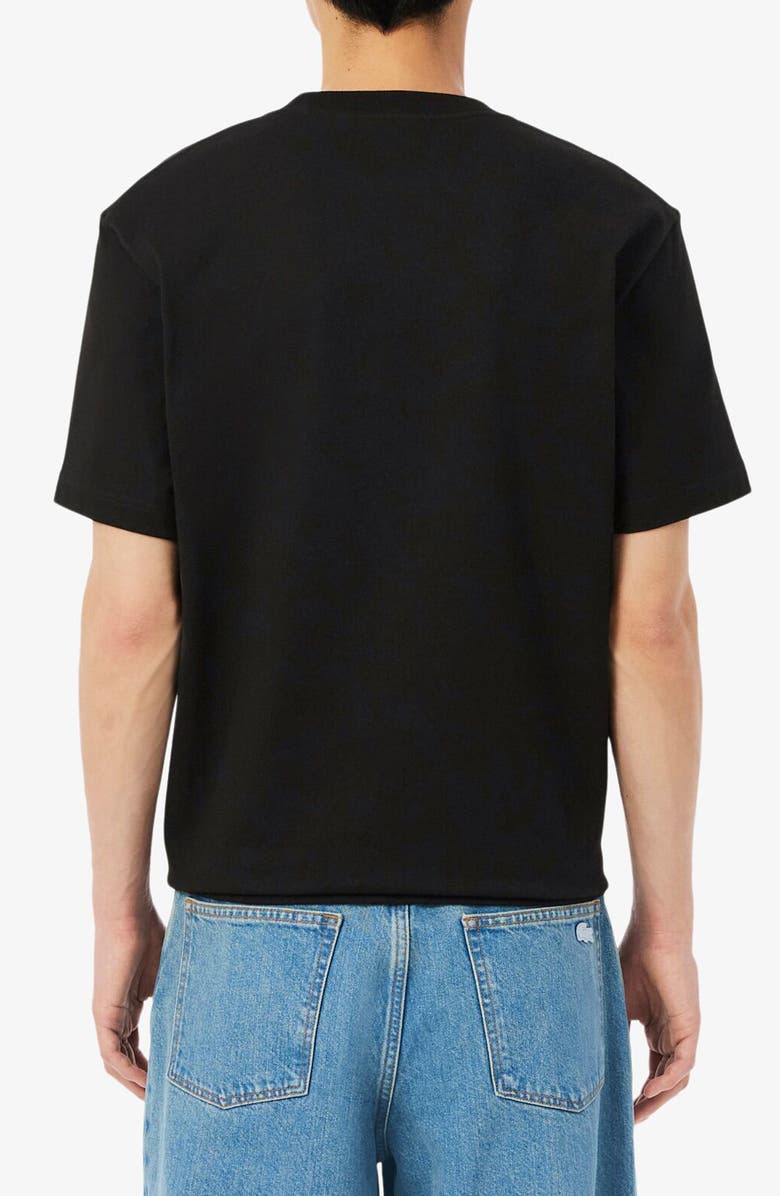 Lacoste Classic Fit Cotton T-Shirt, Alternate, color, Black