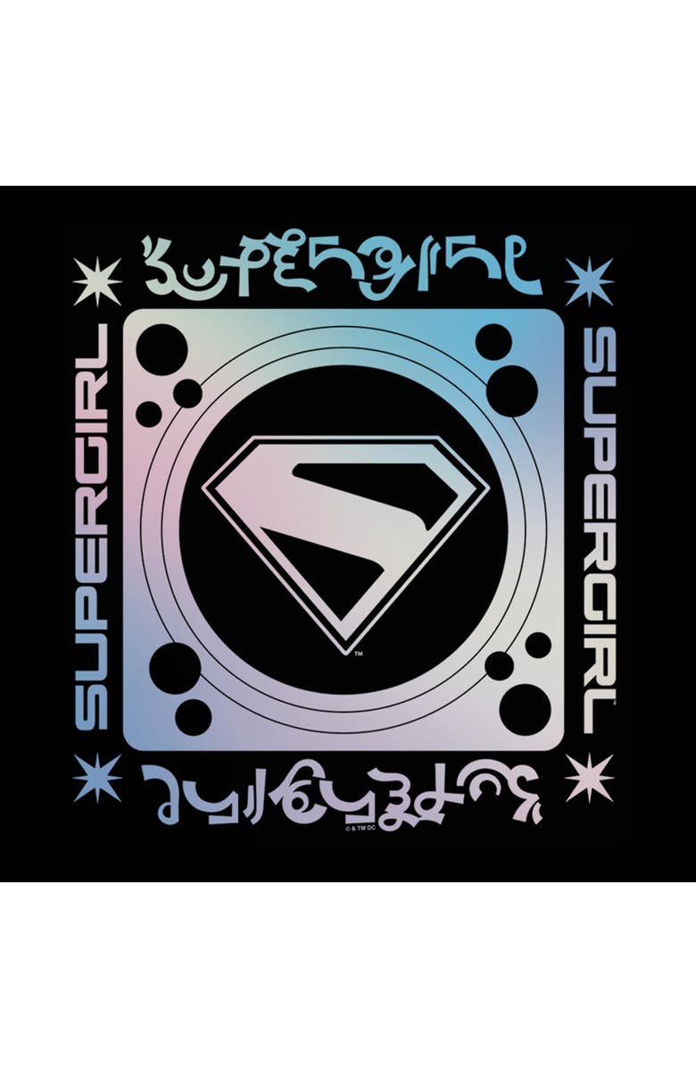 Supergirl Boy's Supergirl Kryptonian Logo Graphic T-Shirt, Alternate, color, Black