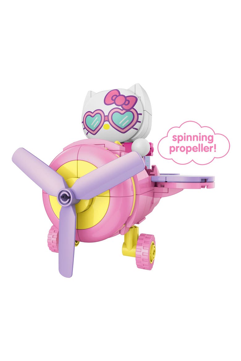 Hello Kitty Airplane Adventure Building Set, Alternate, color, Pink