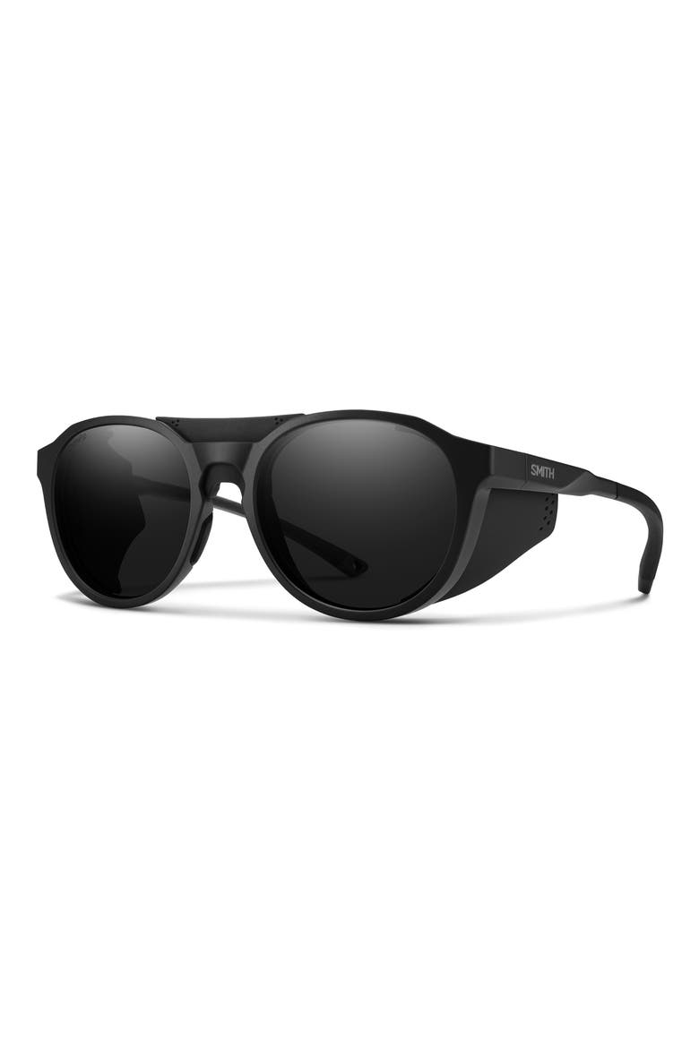 Venture 53mm Sunglasses, Alternate, color, MATTE BLACK / CHROMAPOP GLASS POLARIZED BLACK