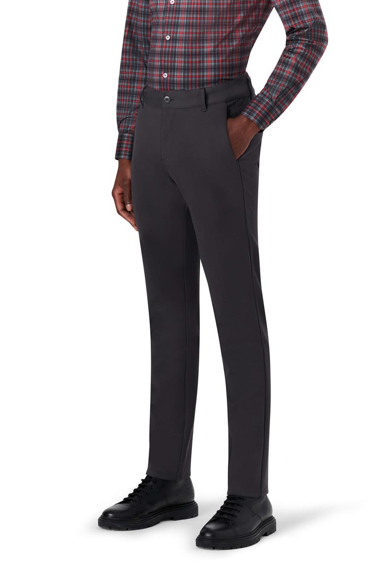 Bugatchi Stretch Knit Pants, Main, color, 