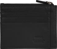 CHAMPS Zip Leather Card Case