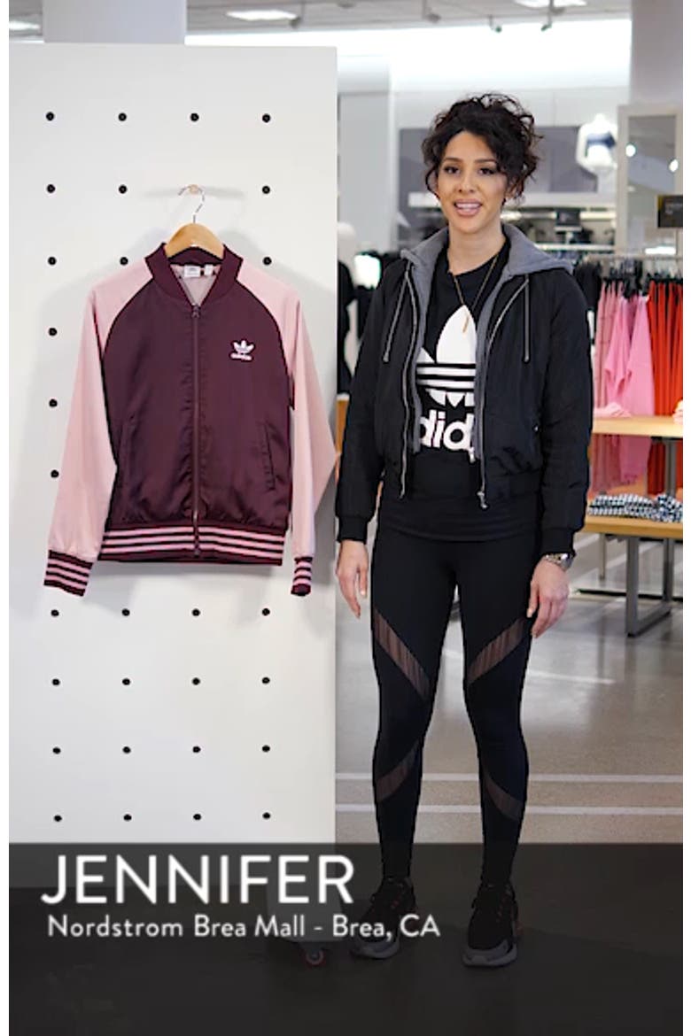 Two-Tone Satin Bomber Track Jacket video