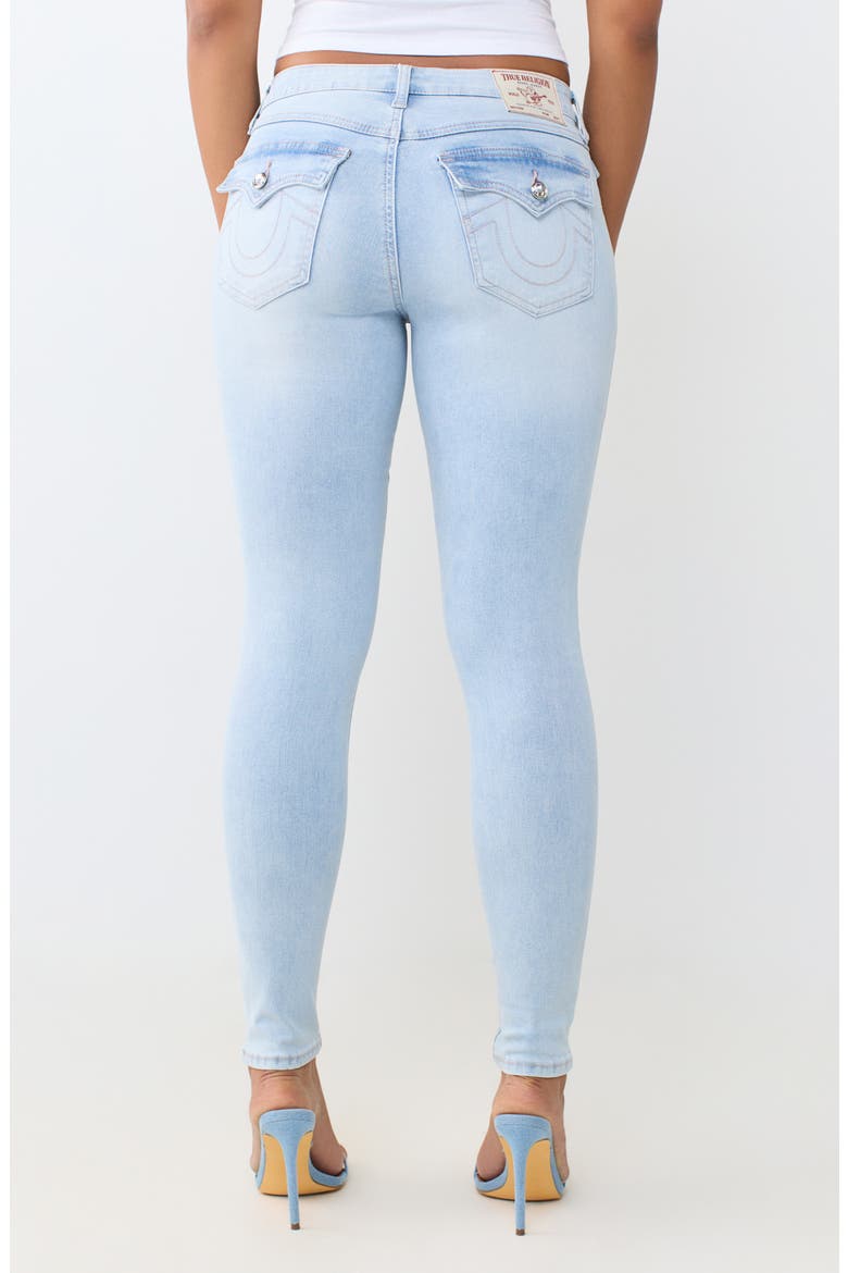 Jennie Mid Rise Flap Skinny Jeans, Alternate, color, LIGHT JOURNEY WASH