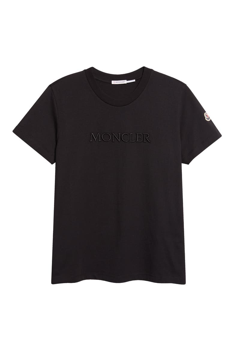 Logo Cotton Jersey T-Shirt, Alternate, color, BLACK