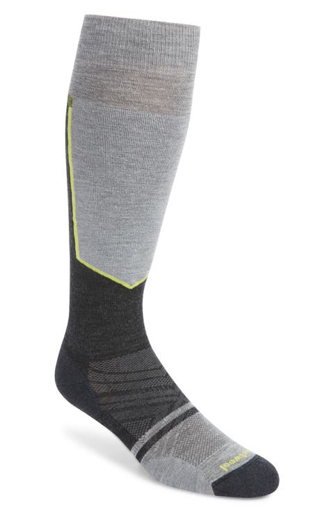 Targeted Cushioning Over the Calf Ski Socks