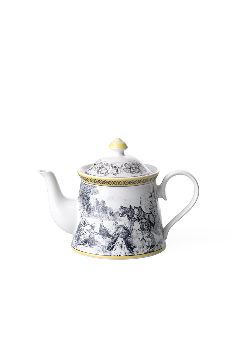 Villeroy & Boch Audun Ferme Teapot, Main, color, White