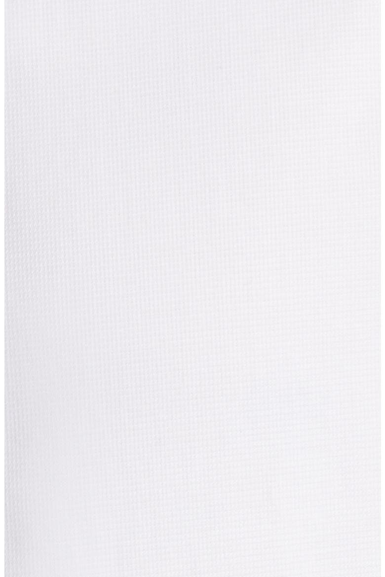 Non-Iron Clifton Weave Cutaway Slim Fit Shirt Double Cuff, Alternate, color, WHITE