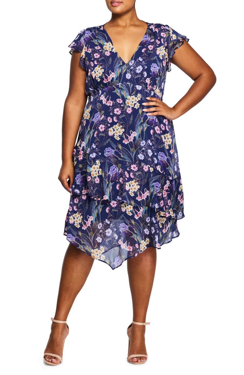 Estelle Botanical Garden Dress, Main, color, 