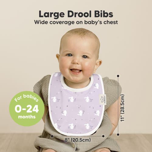KEABABIES KEABABIES 8-PACK BABY DROOL BIBS
