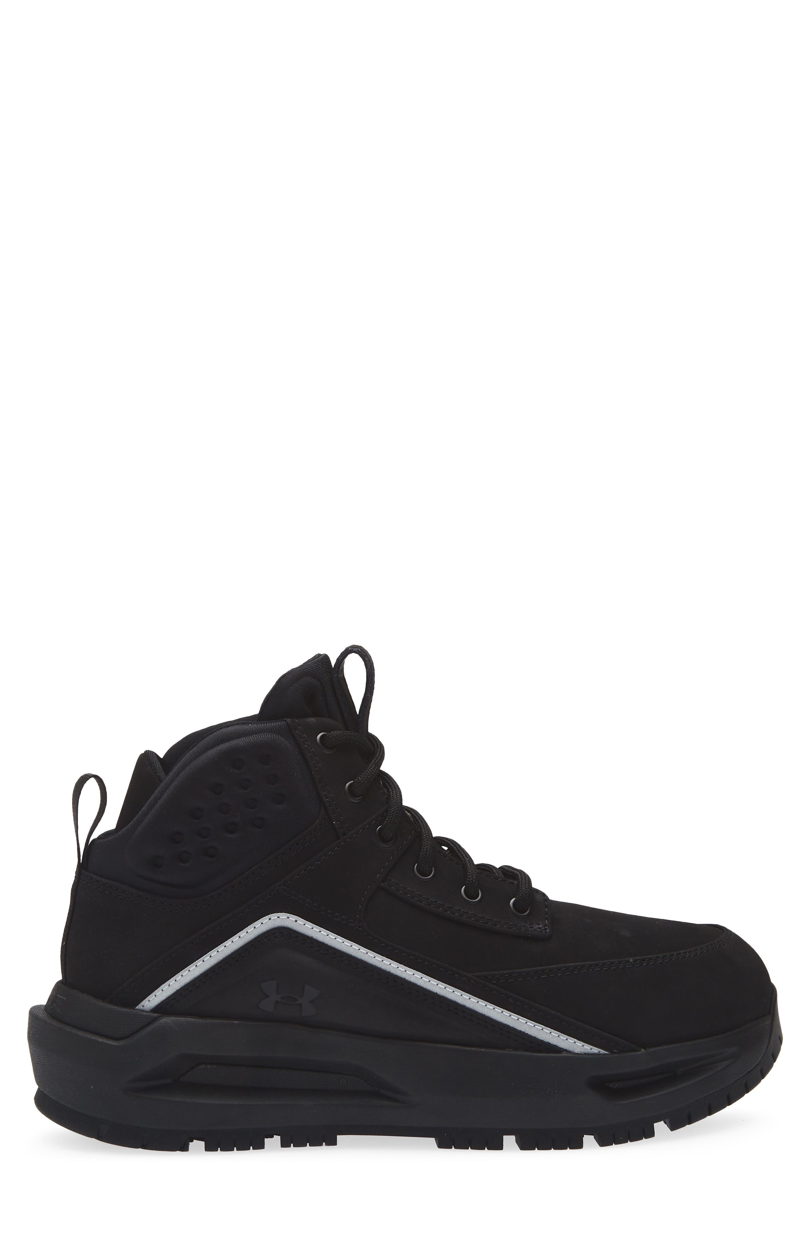 Under Armour 695 Lace-Up Boot, Alternate, color, Black
