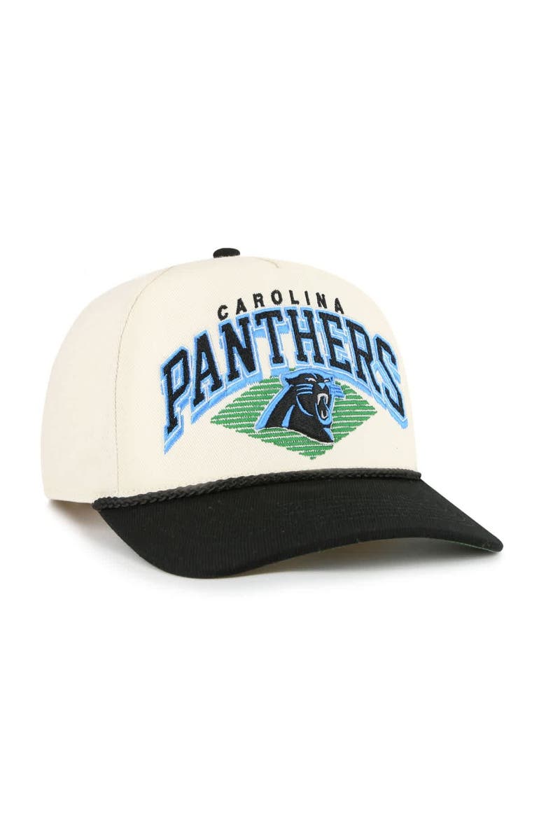 '47 Men's '47 Cream Carolina Panthers Pomona Rope Hitch Adjustable Hat, Alternate, color, Cream