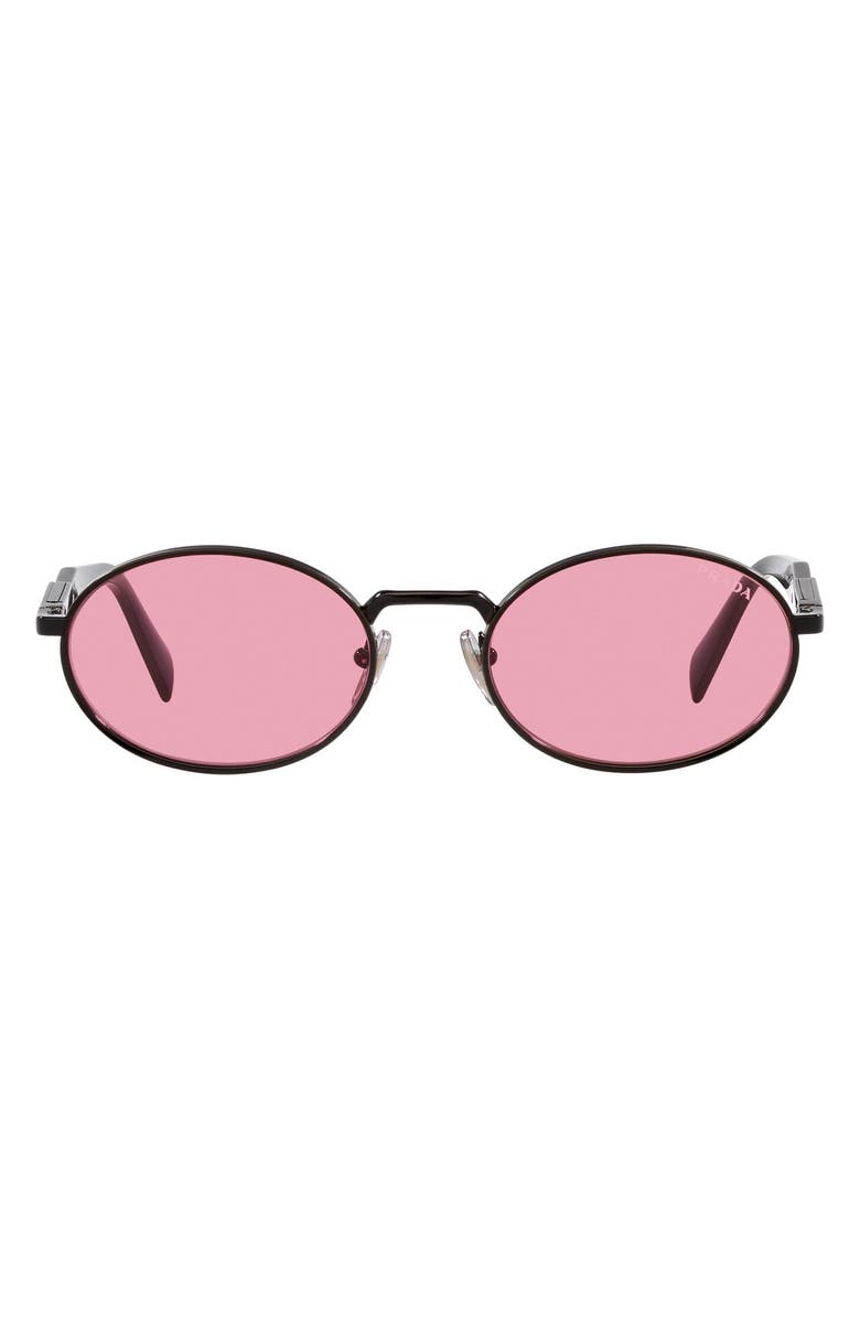 Prada 55mm Oval Sunglasses, Main, color,