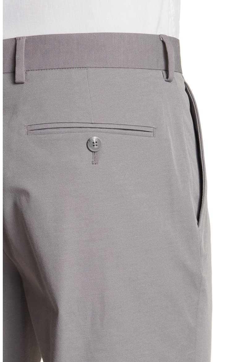 Two Button Notch Lapel Trim Fit Suit, Alternate, color, GREY HEATHER