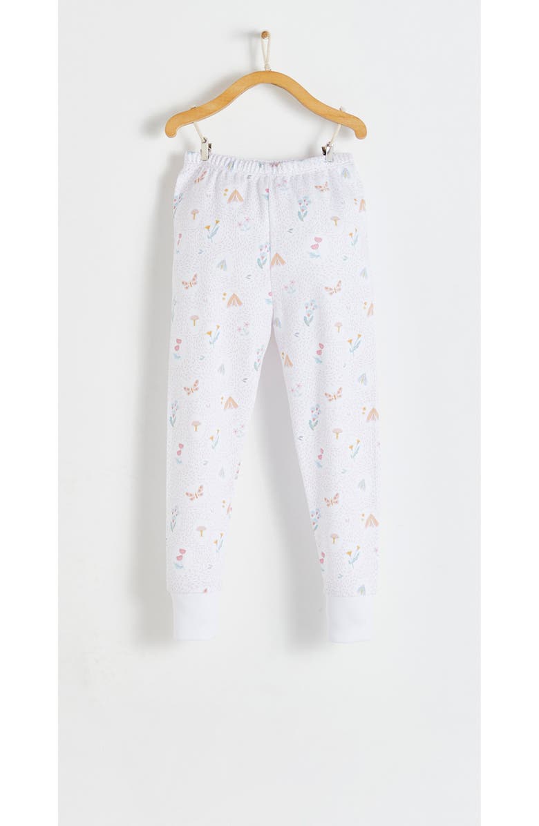 Babycottons Premium Peruvian Pima Cotton Delphine Snug Fit Long Pajama Set for Toddler, Alternate, color, Full Print