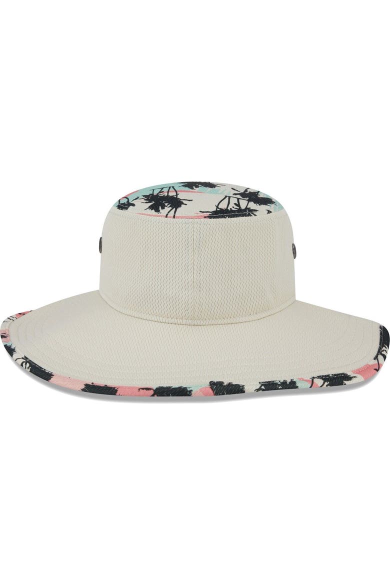 Men's New Era Natural Boston Red Sox Retro Beachin' Bucket Hat, Alternate, color, Natural