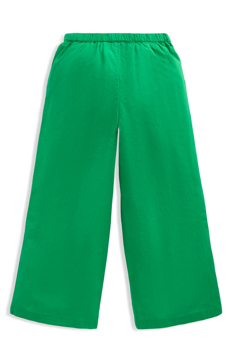 Mini Boden Kids' Appliqué Pull-On Pants, Alternate, color, Green Flamingos