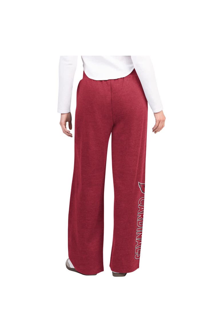 Women's G-III 4Her by Carl Banks Cardinal Arizona Cardinals Field Wide Leg Sweatpants, Alternate, color, Cardinal