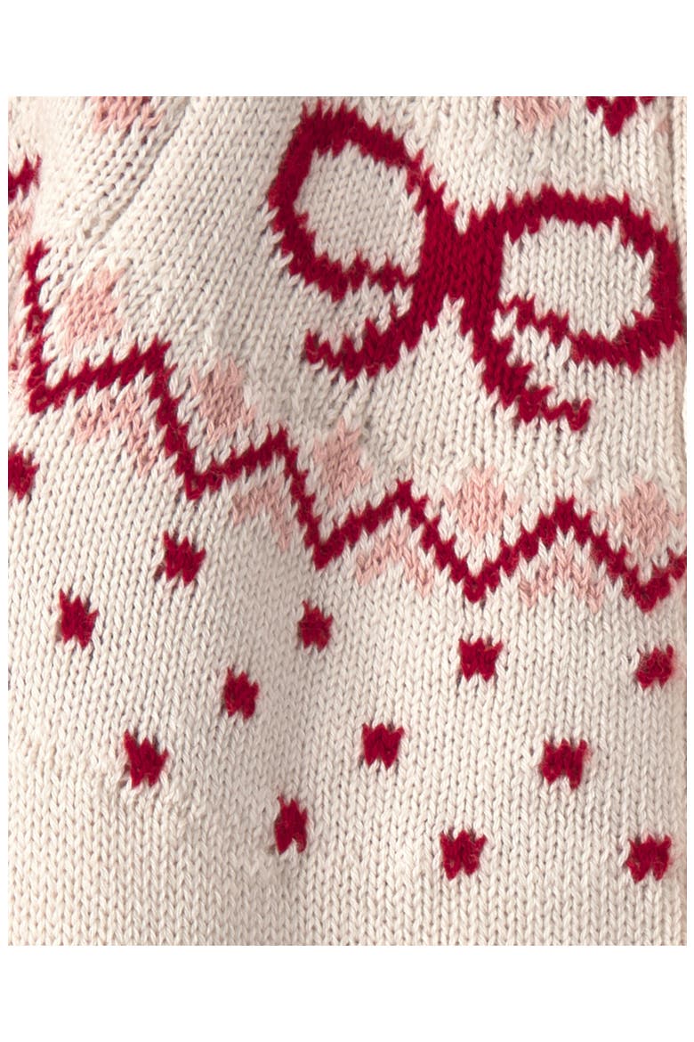 Kids' Organic Cotton Sweater Jumpsuit, Alternate, color, BOW FAIRISLE