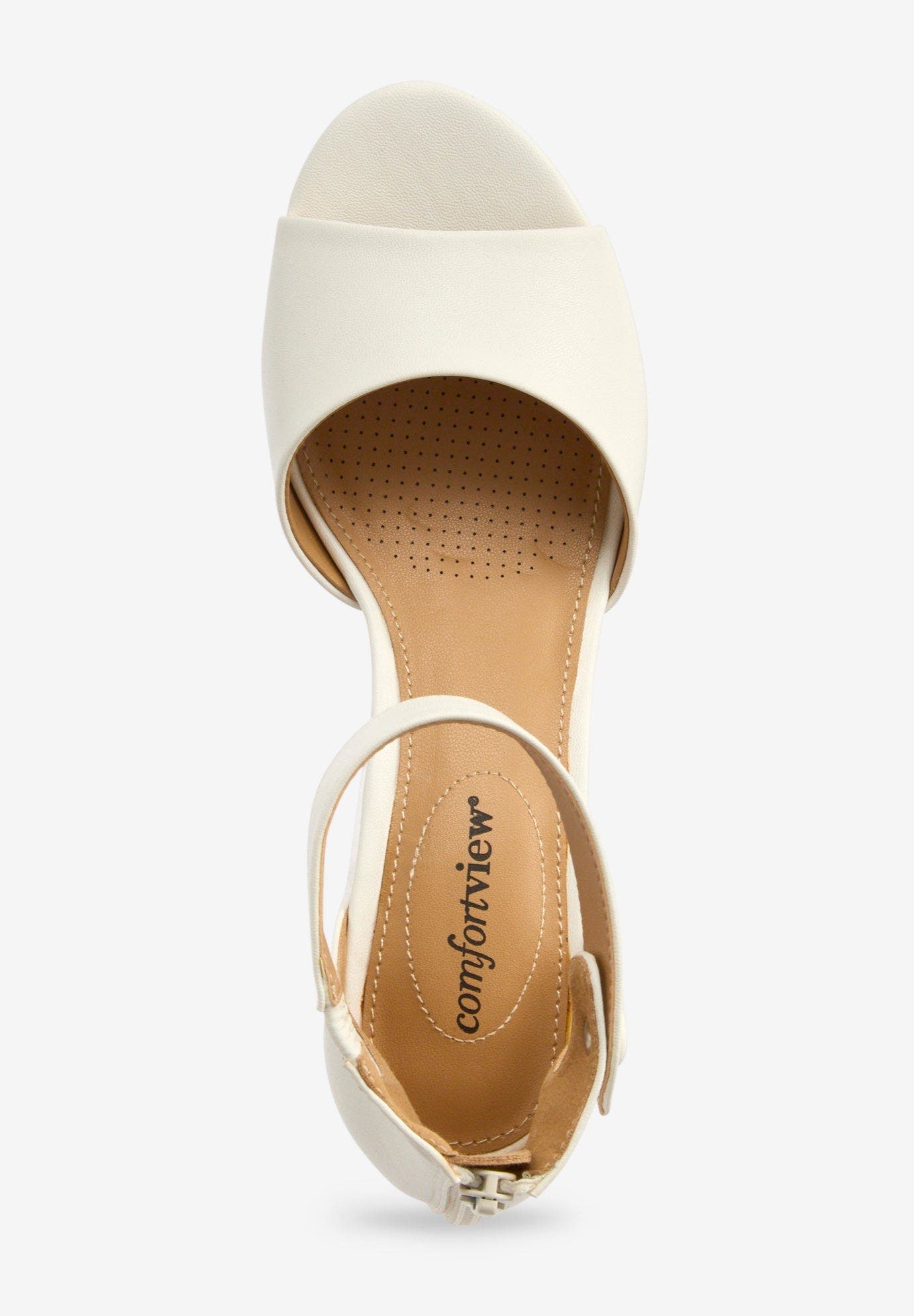 The Fallon Sandal, Alternate, color, WHITE