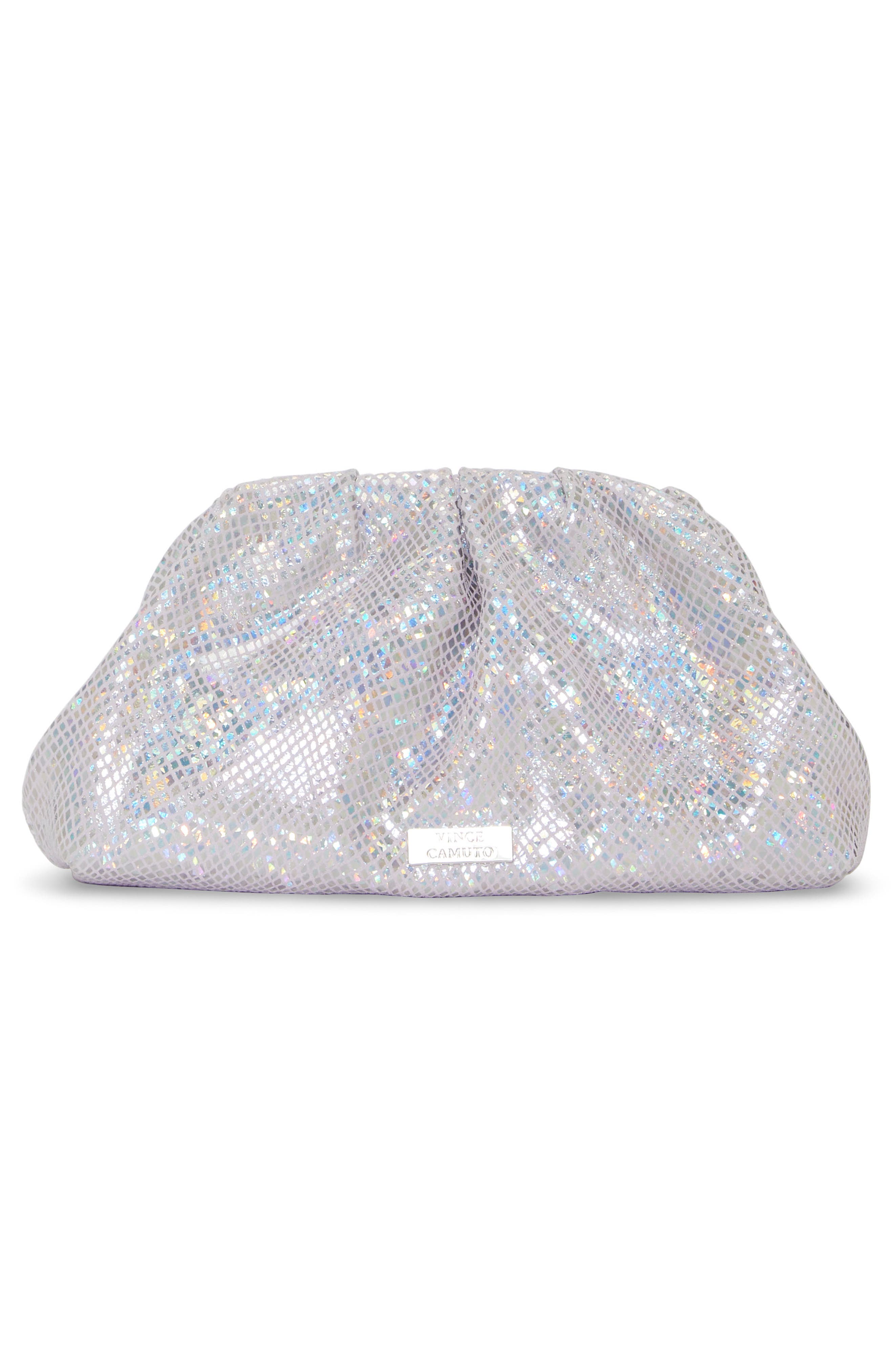 Vince Camuto Nisha Leather Clutch, Alternate, color, 