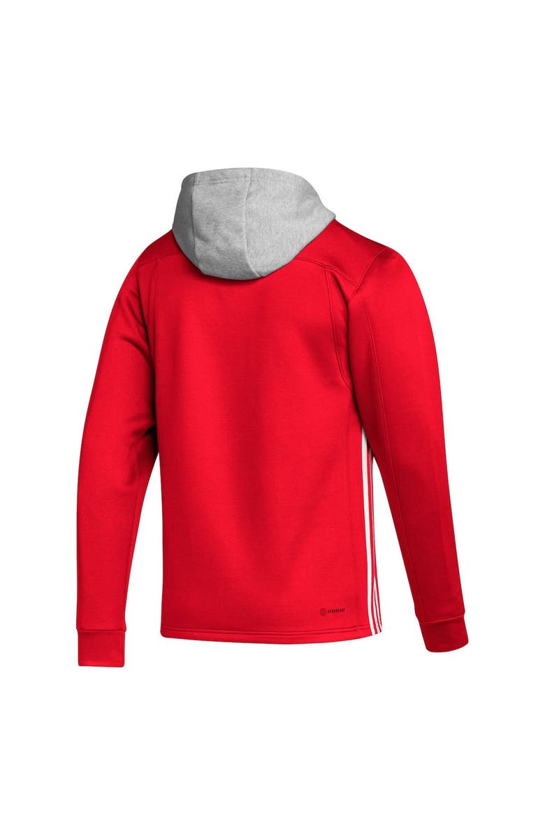 adidas Men's adidas Red Detroit Red Wings Skate Lace Primeblue Team Pullover Hoodie, Alternate, color,