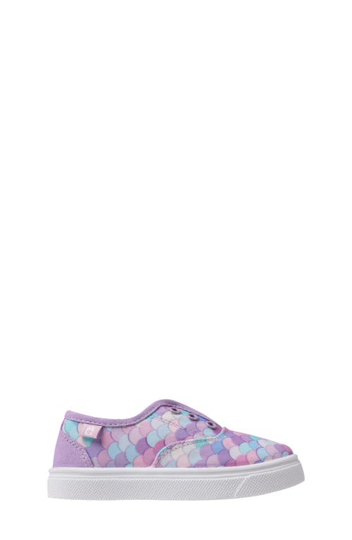 Oomphies Kids' Robin Slip-on Sneaker In Purple/multi