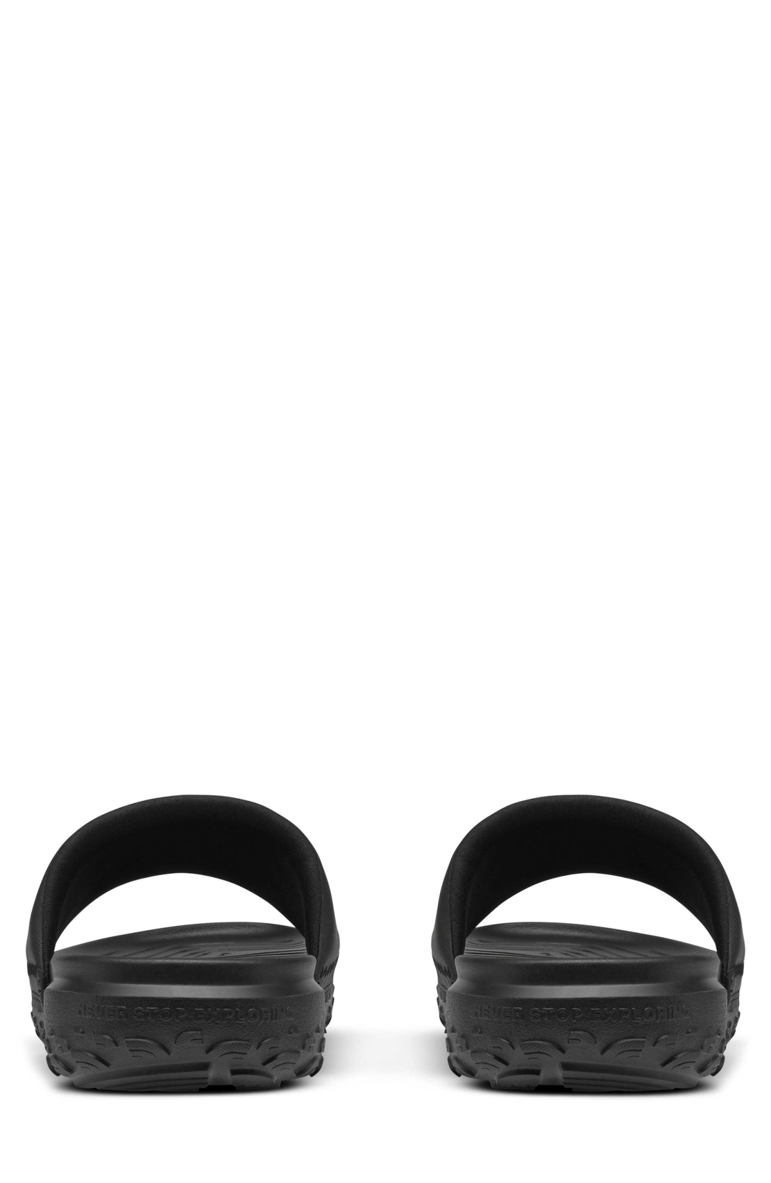 The North Face Never Stop Cush Slide Sandal, Alternate, color, Tnf Black Tnf Black
