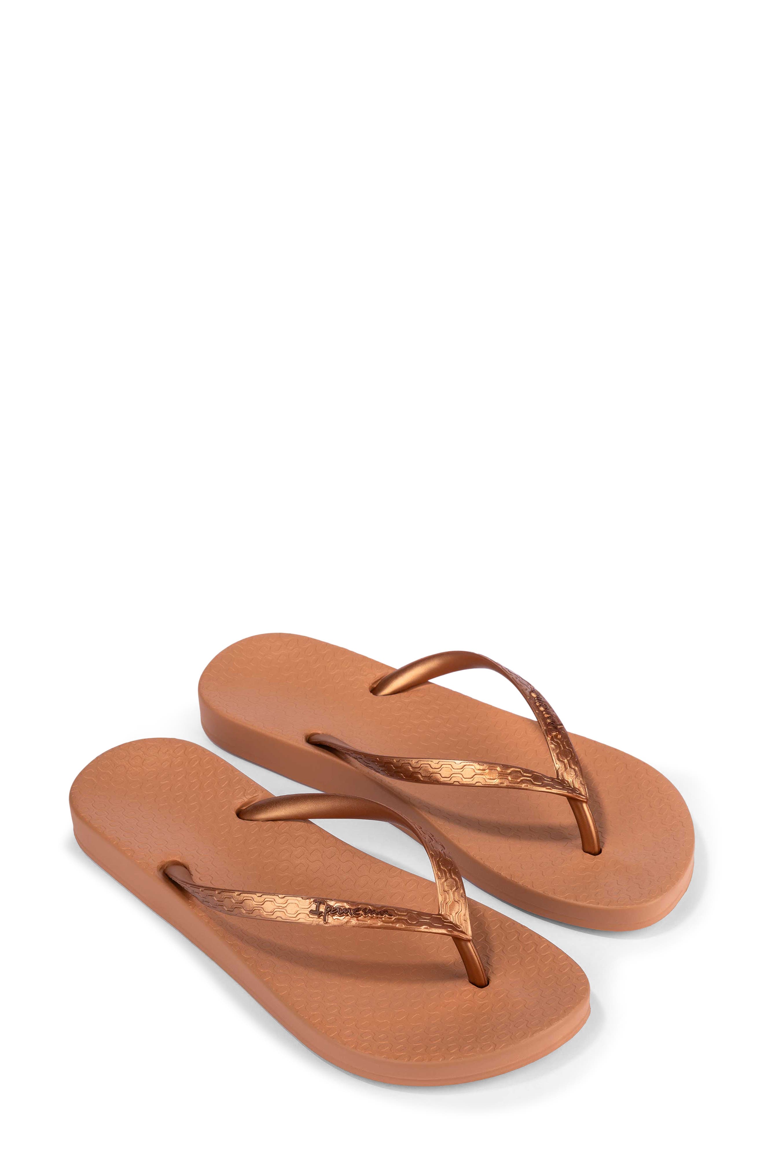 Ana Flip Flop, Alternate, color, BO355-BROWN/BRONZE