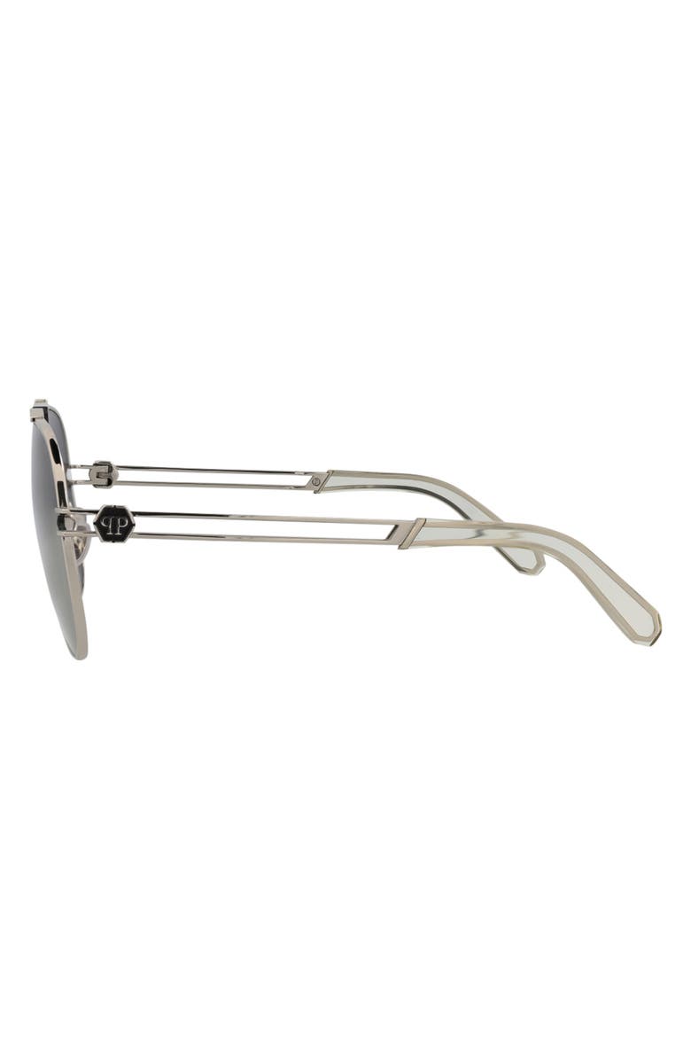 PHILIPP PLEIN 62mm Oversize Aviator Sunglasses, Alternate, color, 