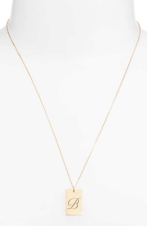 Set & Stones Stella Initial Pendant Necklace