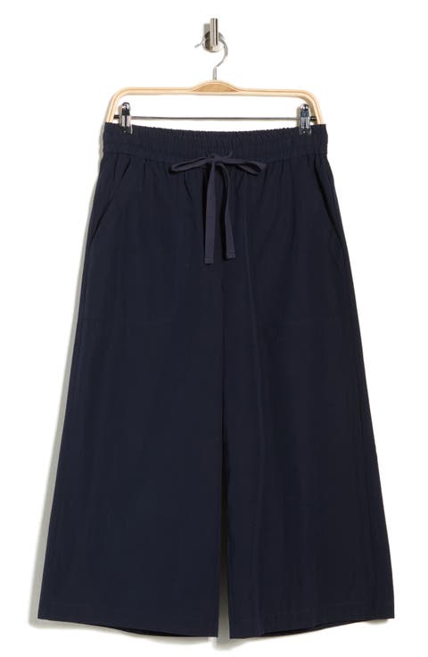Main St. Cotton Wide Leg Pants