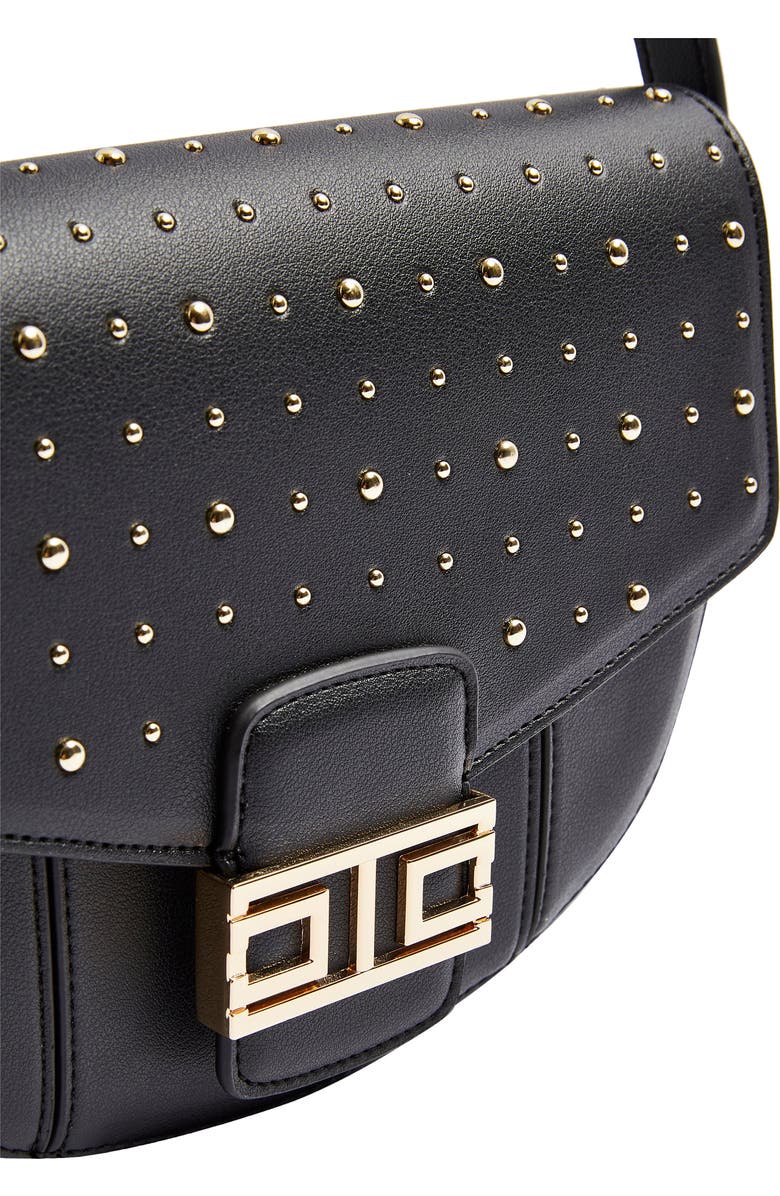 Topshop Brandu Faux Leather Shoulder Bag, Alternate, color,