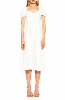 Alexia Admor Gracie Sweetheart Slit Midi Dress