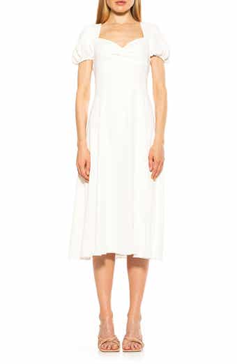 Alexia Admor Gracie Sweetheart Slit Midi Dress