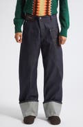 JW Anderson Cuffed Twisted Workwear Jeans