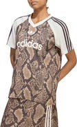 adidas Originals Faux-Snakeskin-Printed Jersey